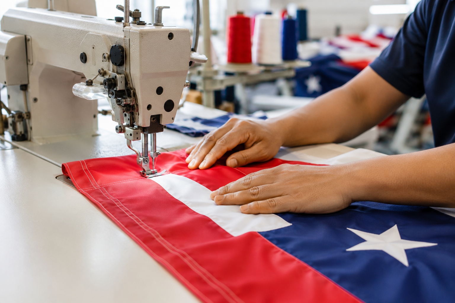 Professional flag manufacturing