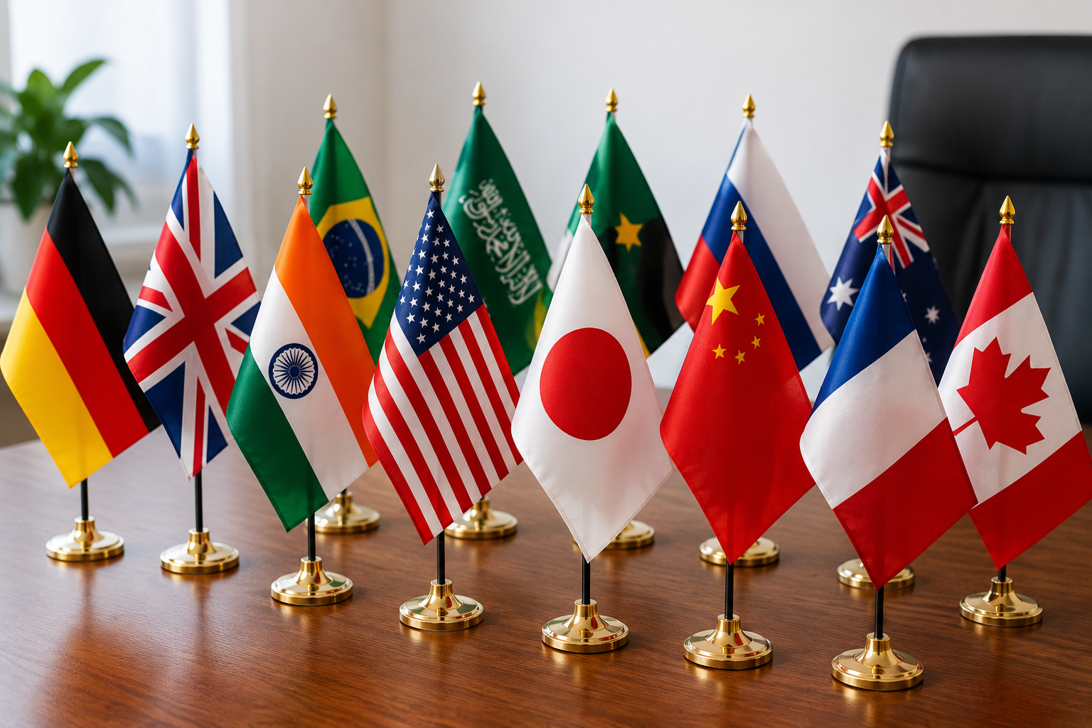 National table flags